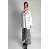 Oversize košile čtvercového střihu White