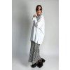 Oversize košile čtvercového střihu White