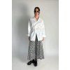 Oversize košile čtvercového střihu White