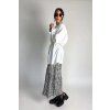 Oversize košile čtvercového střihu White
