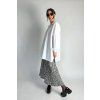 Oversize košile čtvercového střihu White
