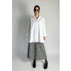 Oversize košile čtvercového střihu White