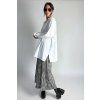 Oversize košile čtvercového střihu White