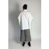 Oversize košile čtvercového střihu White