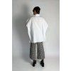 Oversize košile čtvercového střihu White