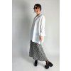 Oversize košile čtvercového střihu White