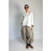 Top | Halenka s 3/4 rukávem White