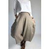 Balonové kalhoty 100% len Beige