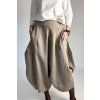 Balonové kalhoty 100% len Beige