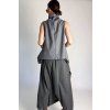 Vesta s přiznanými kapsami Grey
