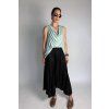 Top | Halenka s řaseným výstřihem Blue
