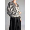 Halenka | Košile s překladem Glossy Beige | Grey