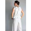 Mušelínový Top | Vesta Grey Line