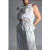 Mušelínový Top | Vesta Grey Line