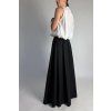 Dlouhá bavlněná sukně Black