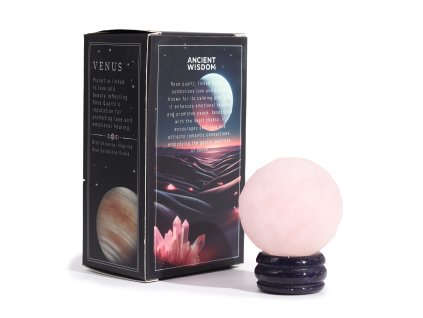 Planeta z Růženínu na Podstavci ze Zlatého Kamene - 40mm