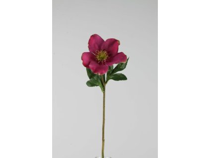 24689-03 Vianočná ruža ružová 47cm