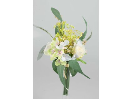 Kytica mix Eucalyptus krémová 32cm