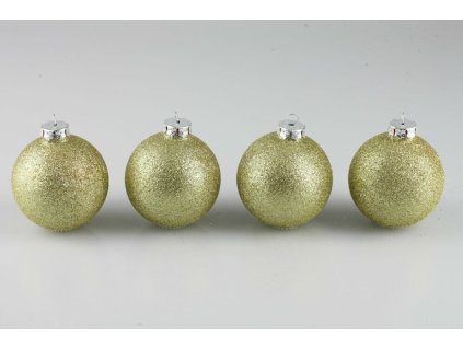 Vianočné gule zelené 6cm bal/6