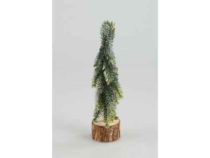 Stromček postriebrený 20cm