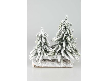 Stromček zasnežený 27cm