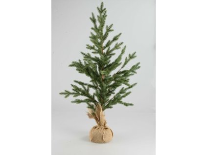 Stromček v jute zelený 90cm