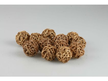 Ratan guľa medená 5cm bal/12