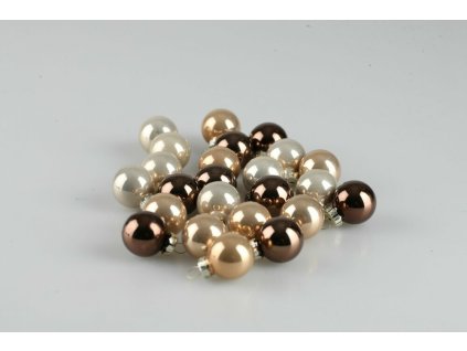 Vianočné gule medené 2,5cm S/24