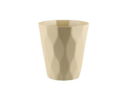 DROC170 Kvetináč ROCKA krém v18cm pr16cm