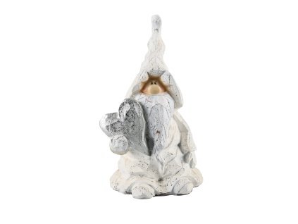 Keramický sob s čiapkou 18cm