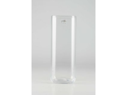 Sklenená váza Cube pr.12cm v.32cm