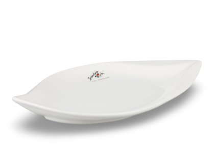 1915 1915 porcelan tanier leaf 24x14cm