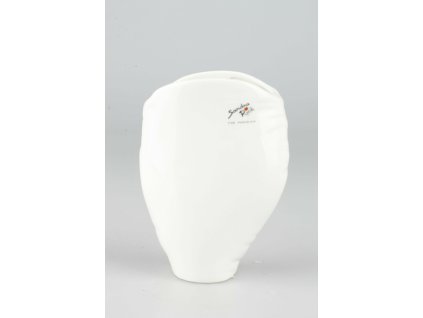 Porcelánová váza biela pr.13cm v.17cm