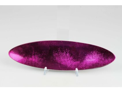 Sklenená podložka fialová pr.30cm