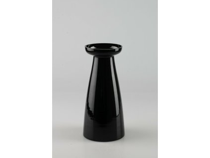 96678 Váza sklenená čierna pr.6cm v.30cm