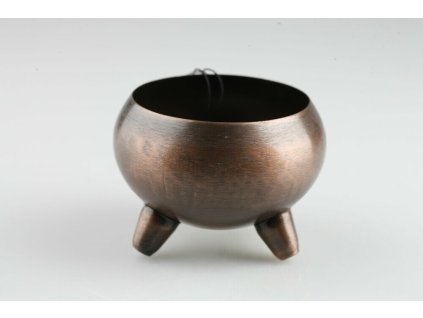 786289 Misa na nožičkách medená p12cm v9cm