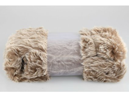 Deka fakefur hnedá 130x160cm