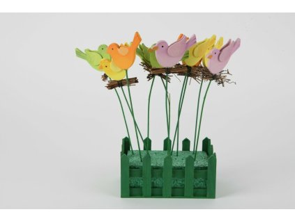 Napichovačky vtáčiky 24cm bal/12