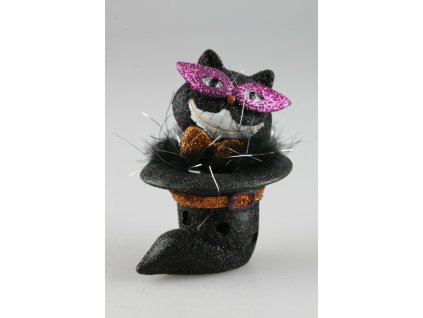 Haloween mačka LED 12cm