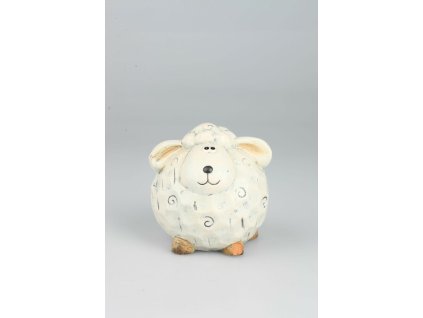 786828 Keramická ovečka bežová 12cm