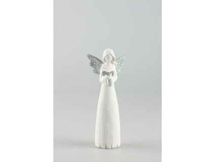 8656 8656 anjel s knihou zlaty led 24cm