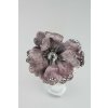 10573 10573 dekoracny kvet na stipci fialovy 14cm