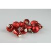 12199 12199 sklenene ozdoby cervene 3 5cm set 10