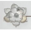 17365 1 17287 dekoracny kvet strieborny 23cm