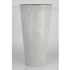 Plast.kvetináč TUBUS šedý pr.38cm v.76cm