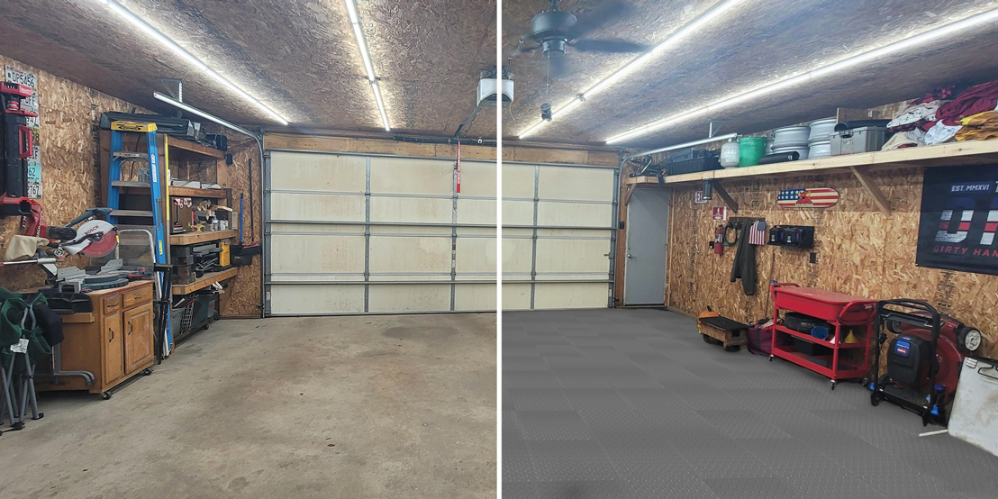 Dispoziční plán a vizualizace PVC podlahy