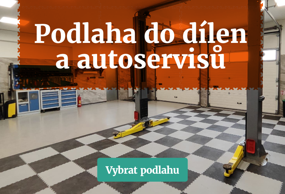 Podlahy do dílena a autoservisů