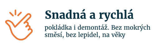 Snadná pokládka za jeden den