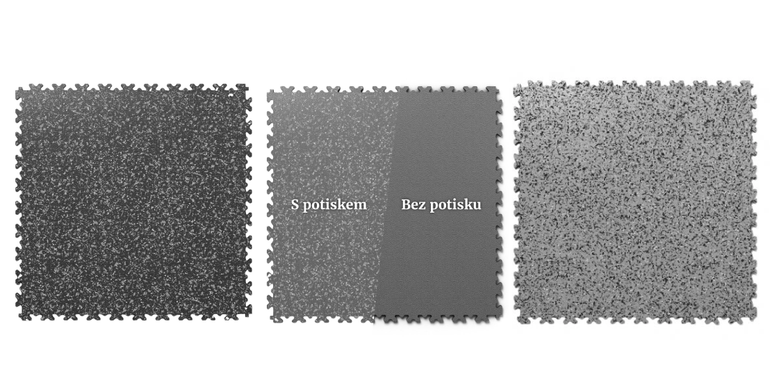 Potisk podlahy Granit