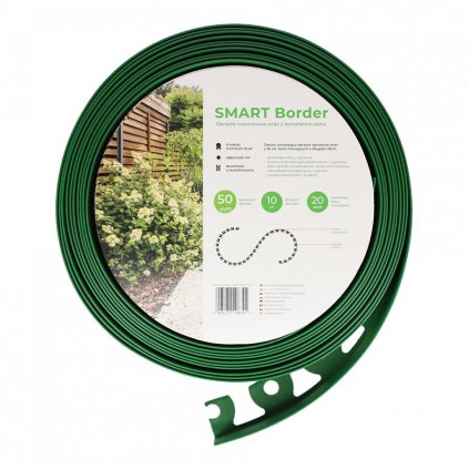 11064 zeleny plastovy zahradni obrubnik smart border 10 m x 0 2 cm x 5 cm